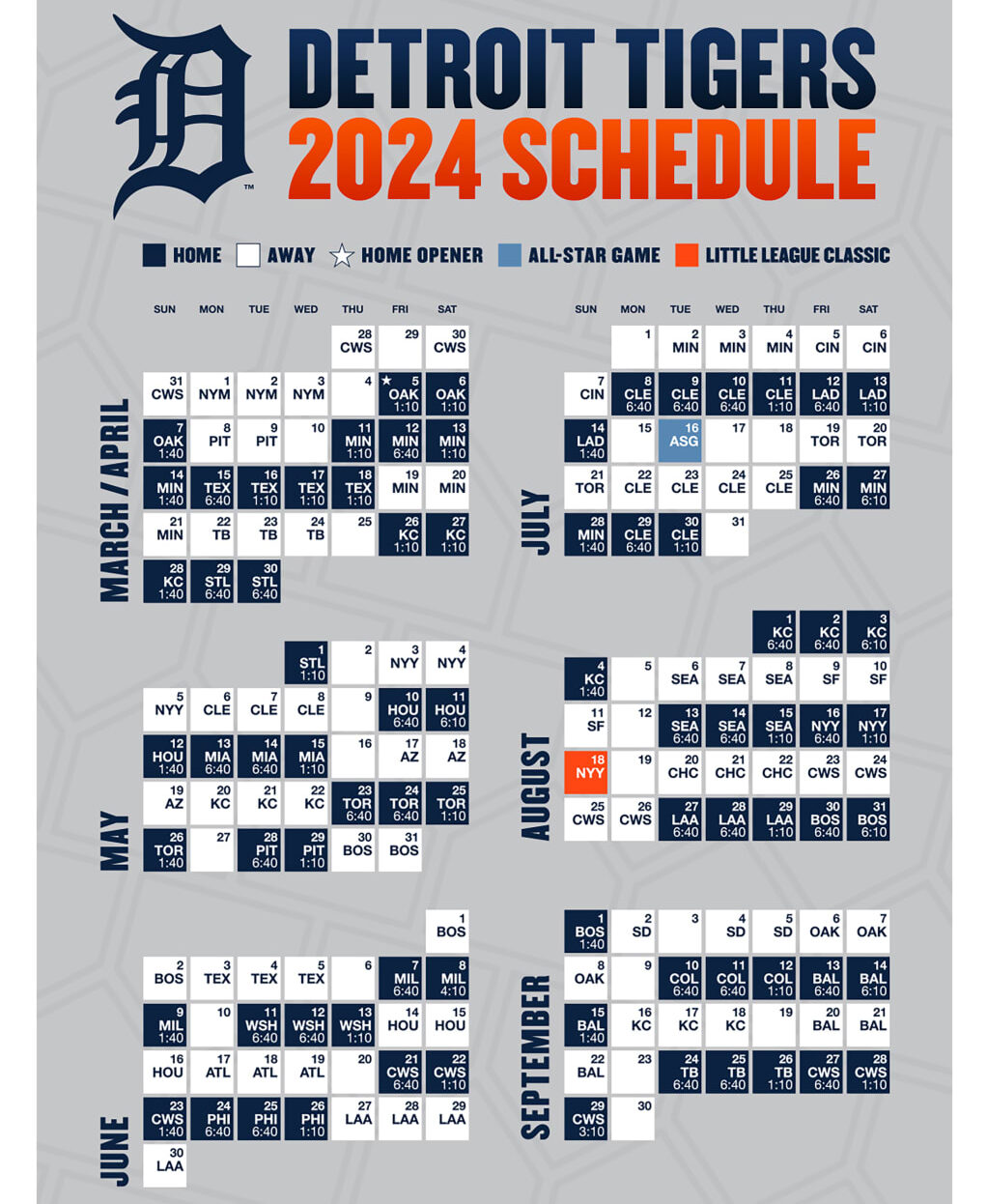 Free Printable Detroit Tigers Schedule 2024 - Tybi Alberta
